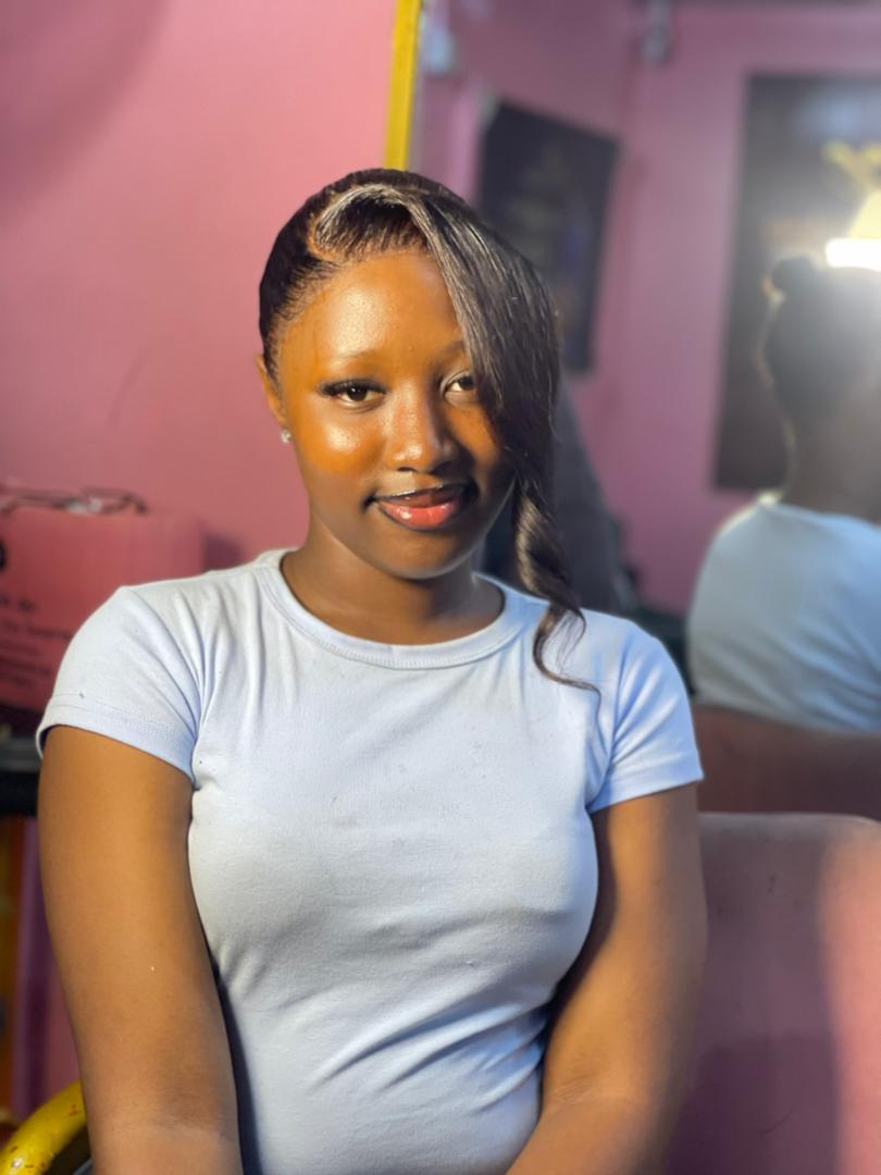 Wig revamp after transformation at Stherline Beauty Home